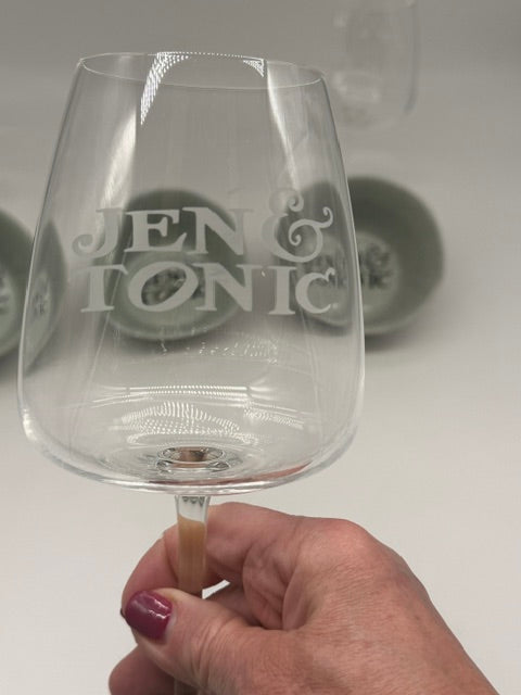 Personalised Wine Glass Gift Set