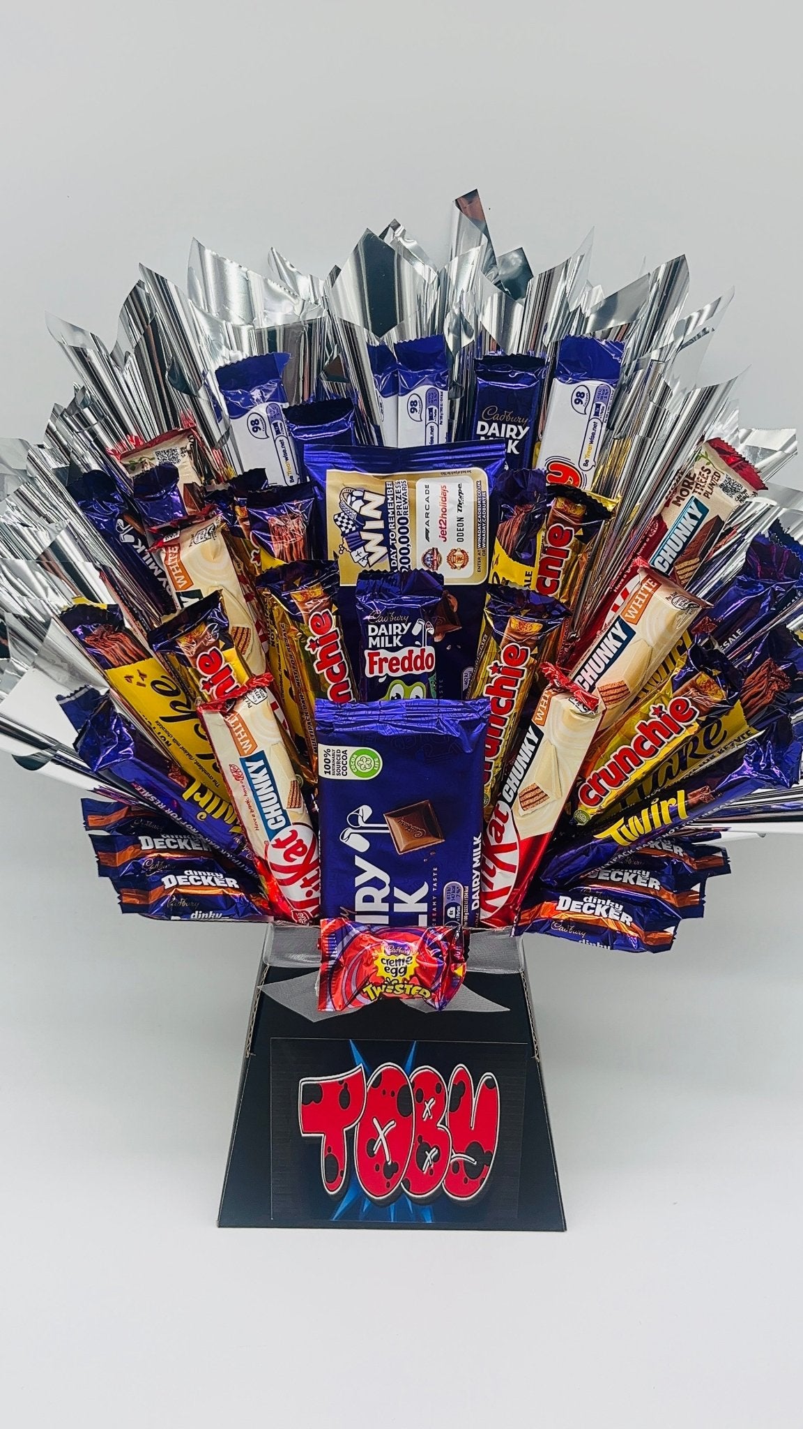 personalised chocolate bouquets - sweetassistant