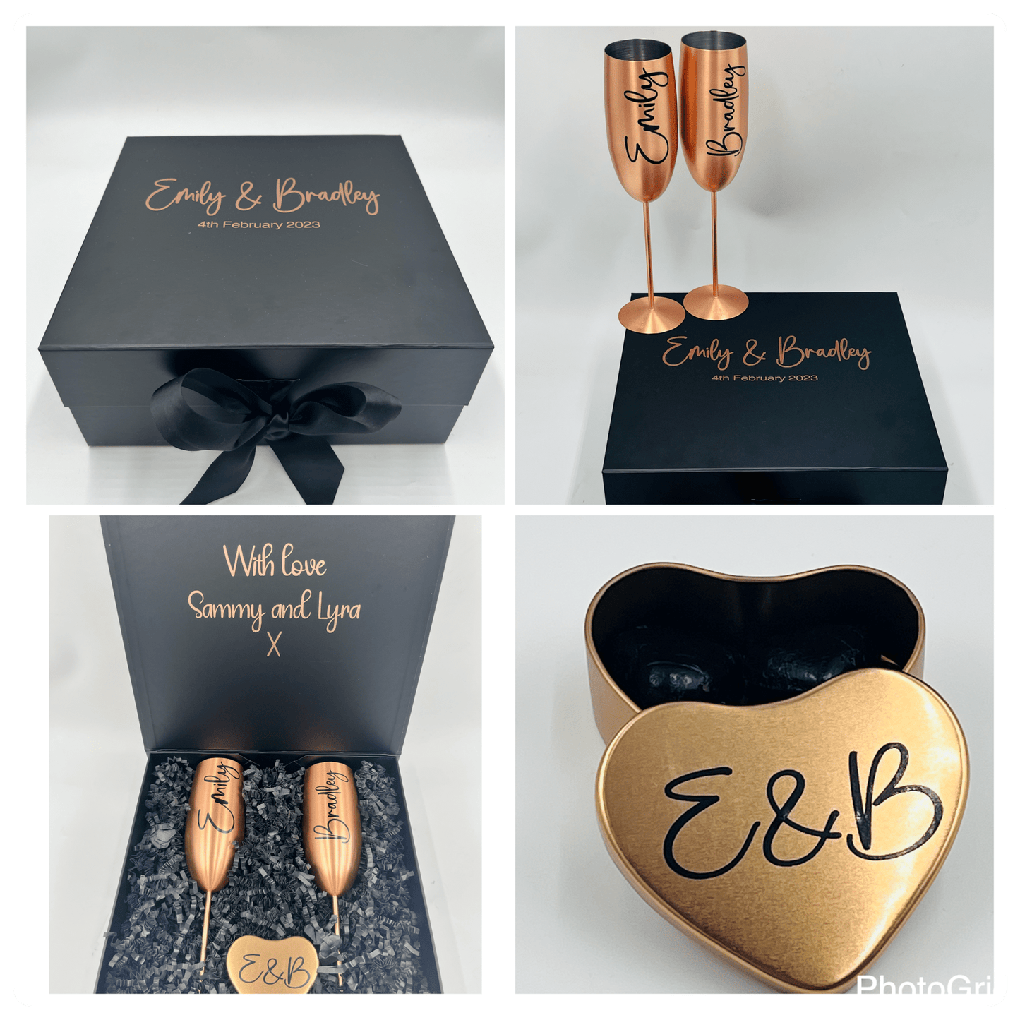 Personalised Stainless Steel Champagne Flutes - sweetassistant