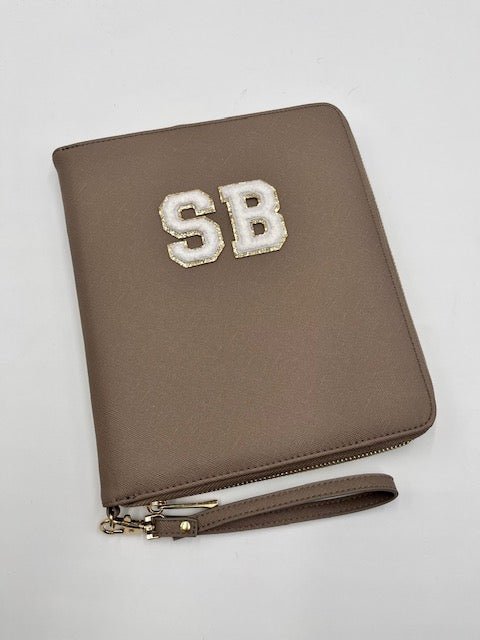 Personalised Travel Organisers - Glitter Letter Personalisation - sweetassistant