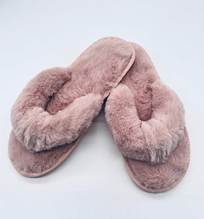 Fluffy Flip Flop Slippers