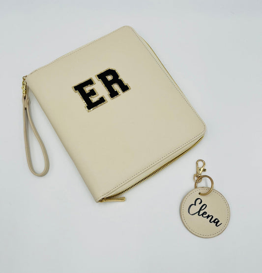 Personalised Travel Organisers - Glitter Letter Personalisation - sweetassistant
