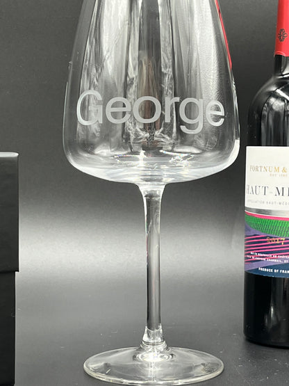 Personalised Wine Glass Gift Set