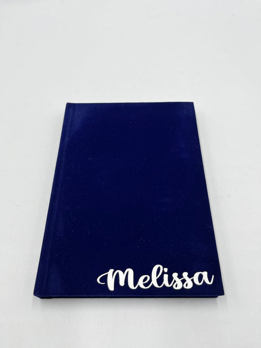 Personalised Velvet Notebooks - sweetassistant