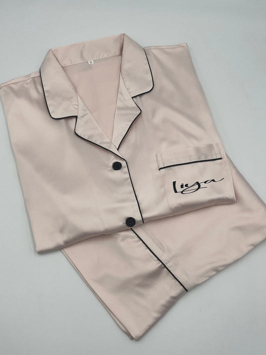 Ladies Satin Pyjamas - Long Sets - sweetassistant