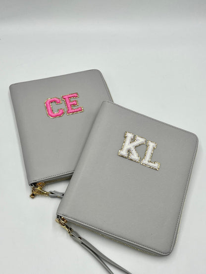 Personalised Travel Organisers - Glitter Letter Personalisation - sweetassistant