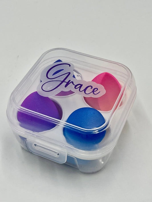 personalised beauty blender sponges