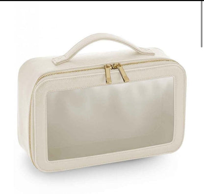 Travel Toiletry Bag with Clear Front