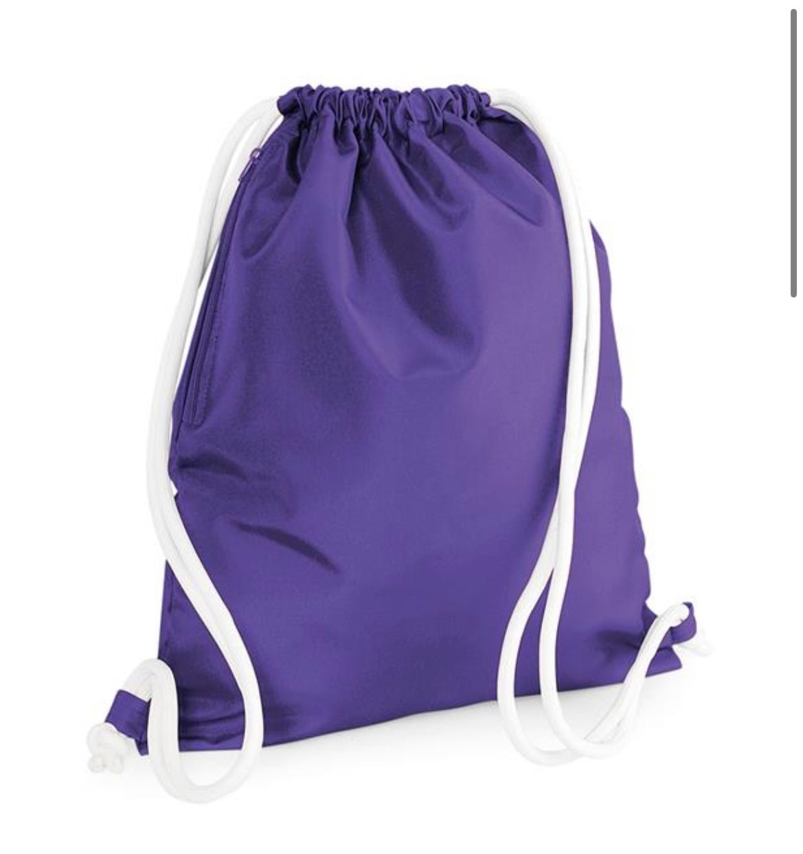 Personalised side zip drawstring bag - sweetassistant