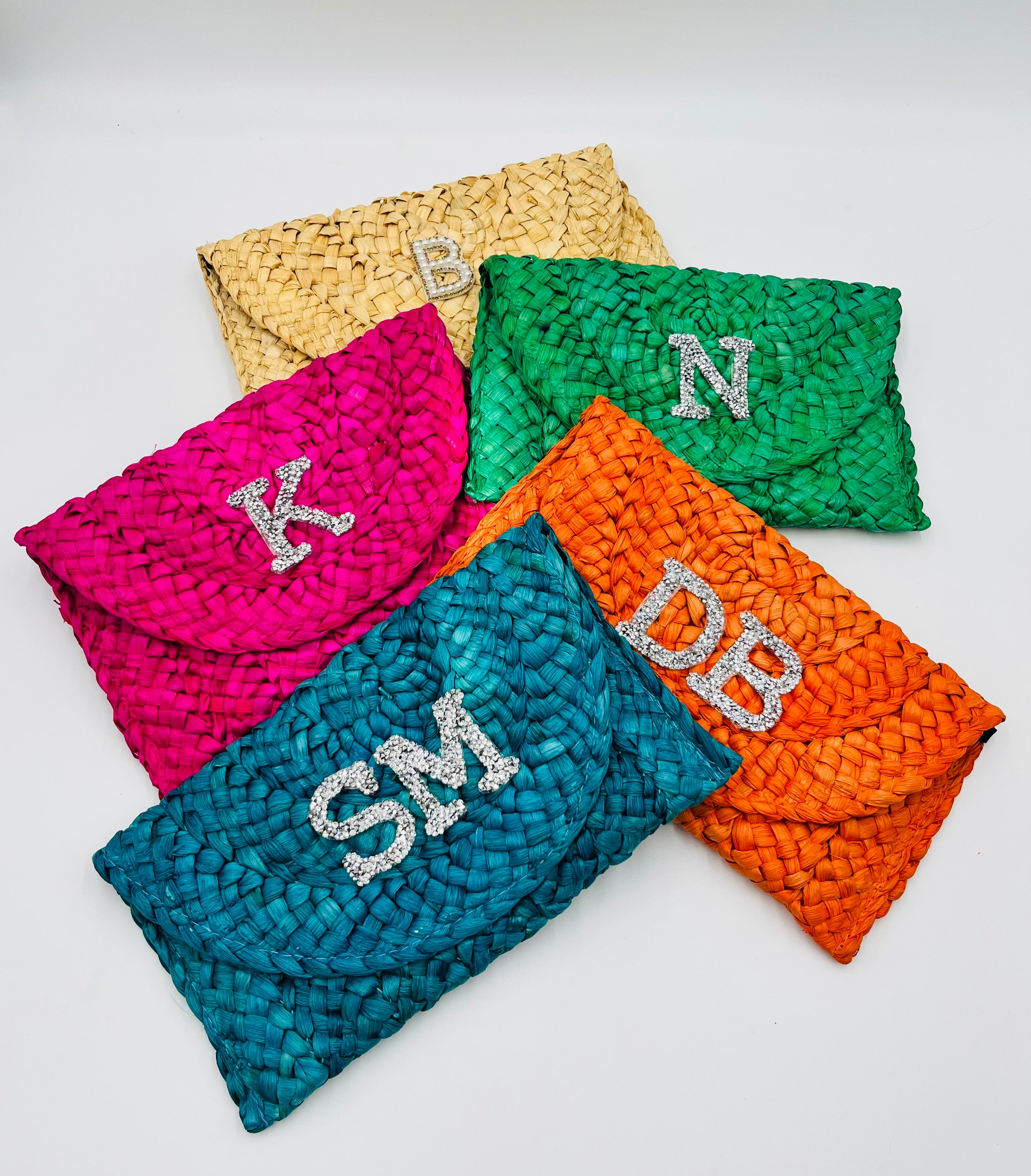 Personalised Woven Clutch Bag - sweetassistant