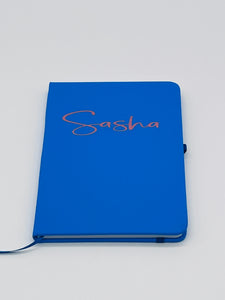 Personalised Notebooks Marble or Fluorescent