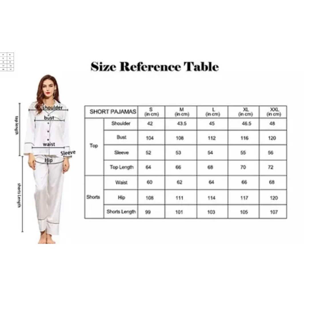 Ladies Satin Pyjamas - Long Sets