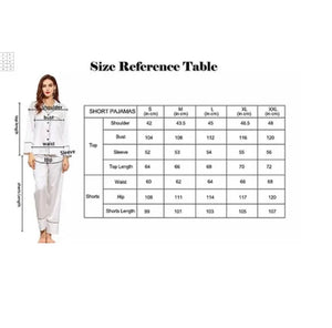 Ladies Satin Pyjamas - Long Sets