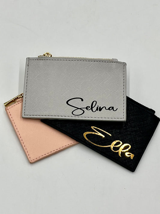 Personalised Card/Coin Wallet