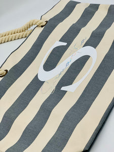 Personalised Nautical Beach Bag