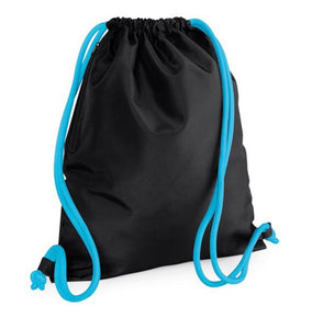 Personalised side zip drawstring bag