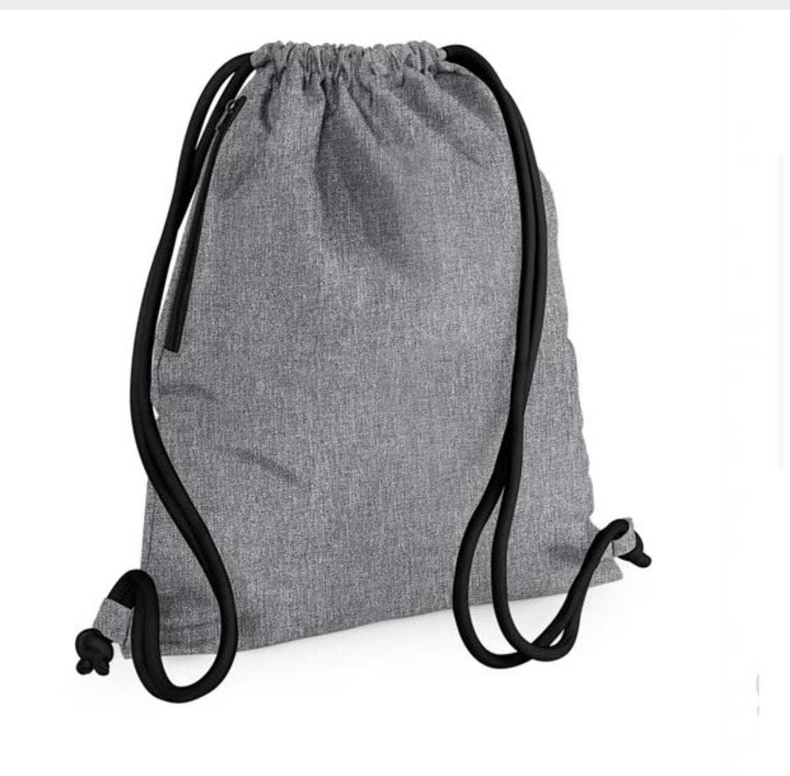 Personalised side zip drawstring bag - sweetassistant